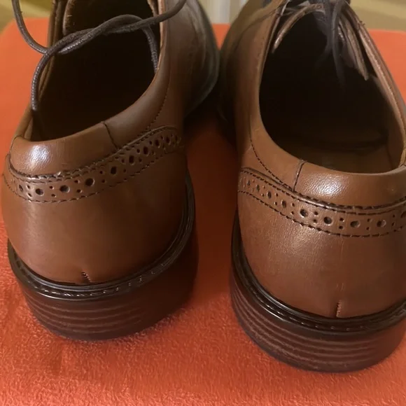 Johnston & Murphy Mens Conrad Cap Toe Oxford , Brown size 9 1/2 - Picture 6 of 6